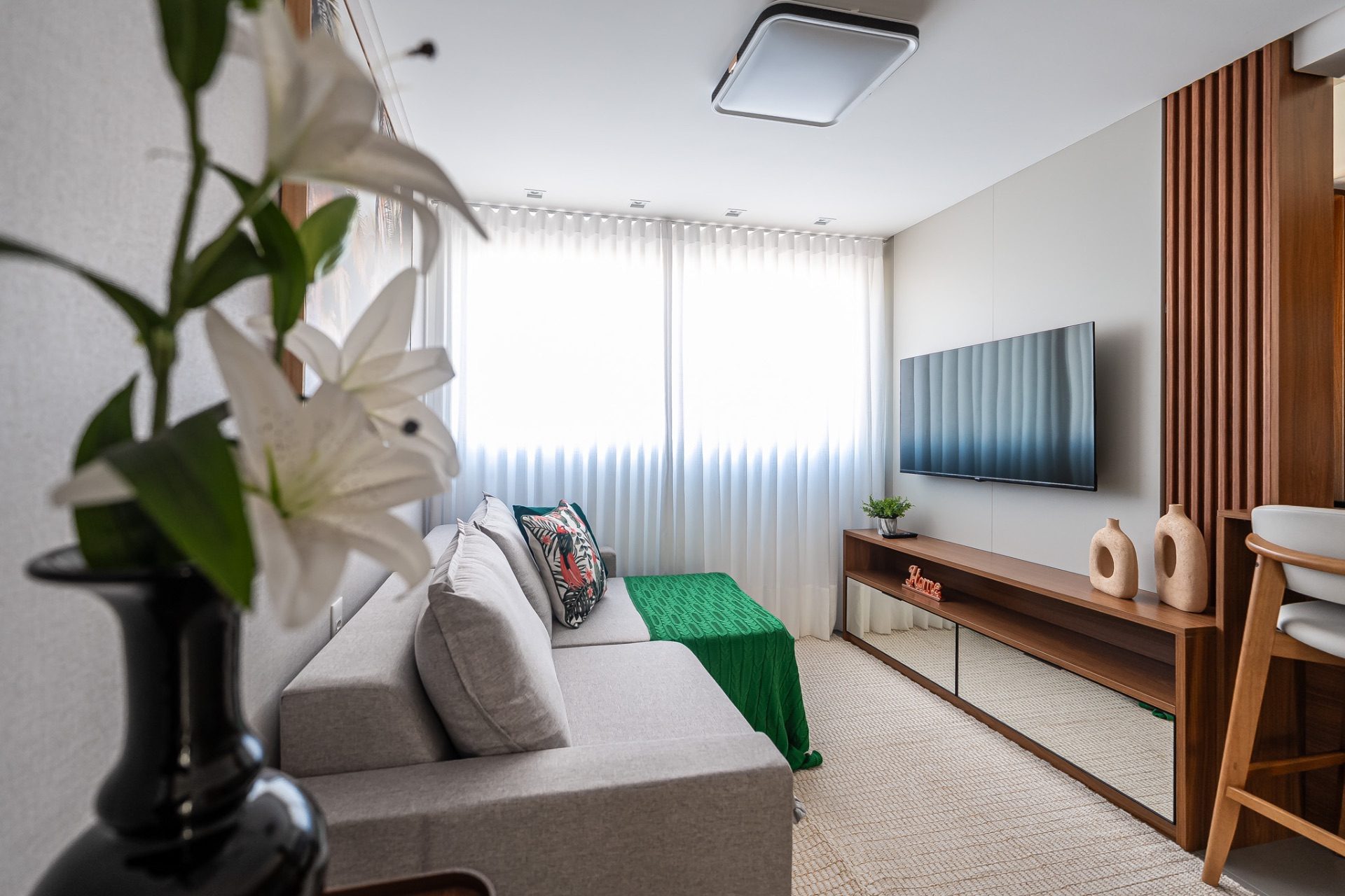Apartamento com 1 suíte e 1 vaga no Punta Del Sole em Torres
