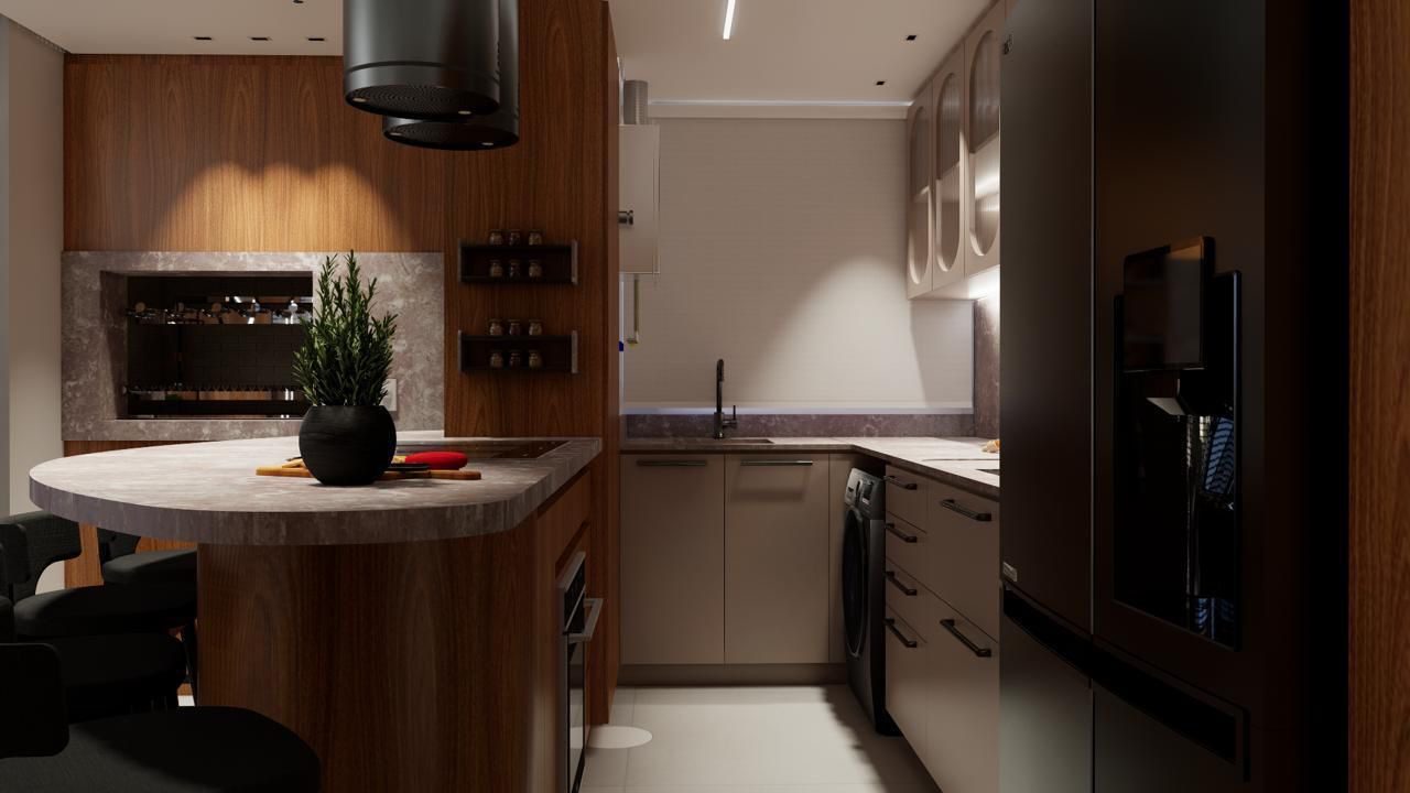 Apartamento 2 suítes com vista para o mar e 2 vagas